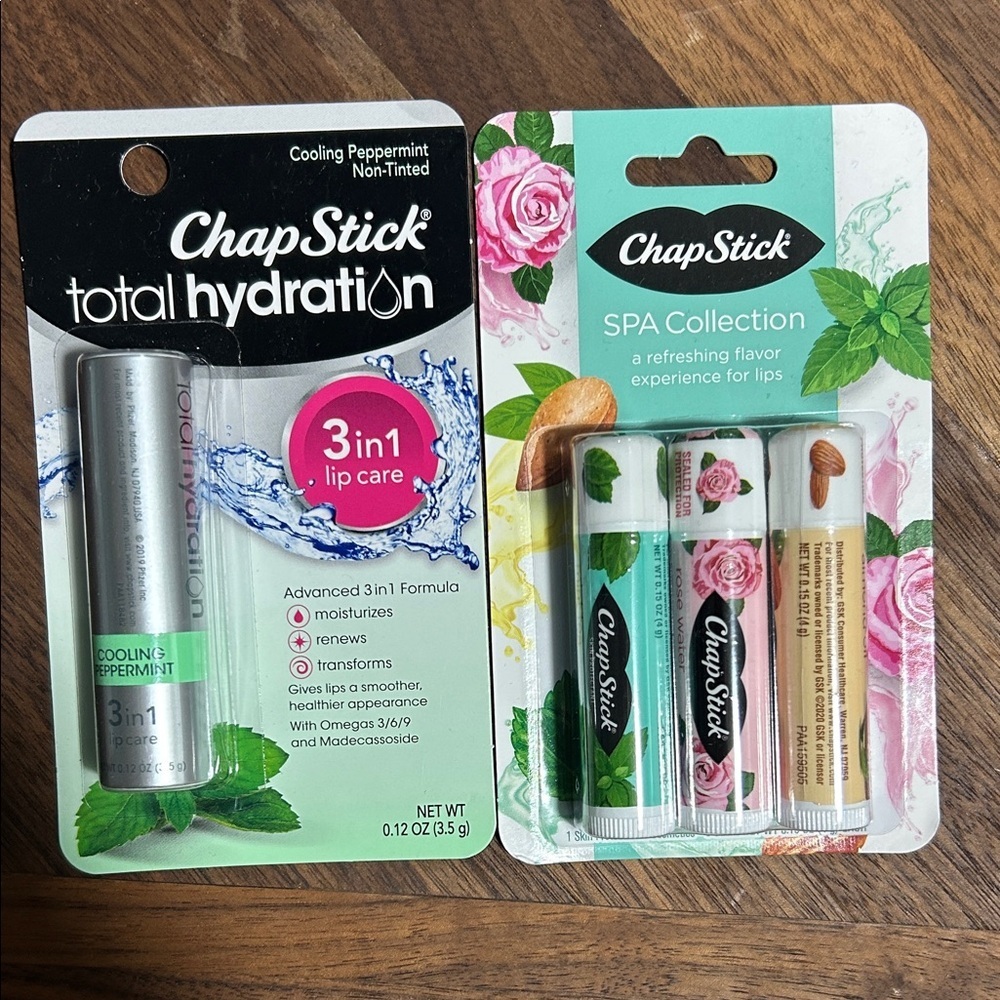 ChapStick Total Hydration 3-in-1 Lip Care - Silver